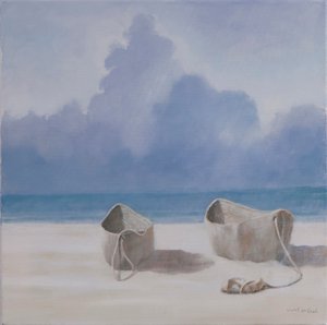 渔民的独木舟，基利菲，2012年（丙烯画布） 作者 林肯·塞利格曼